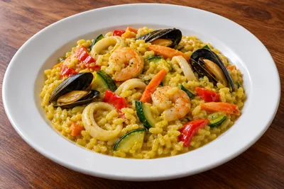 Curry Mare — AI ilustracija jela iz jelovnika Ručkić